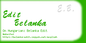 edit belanka business card